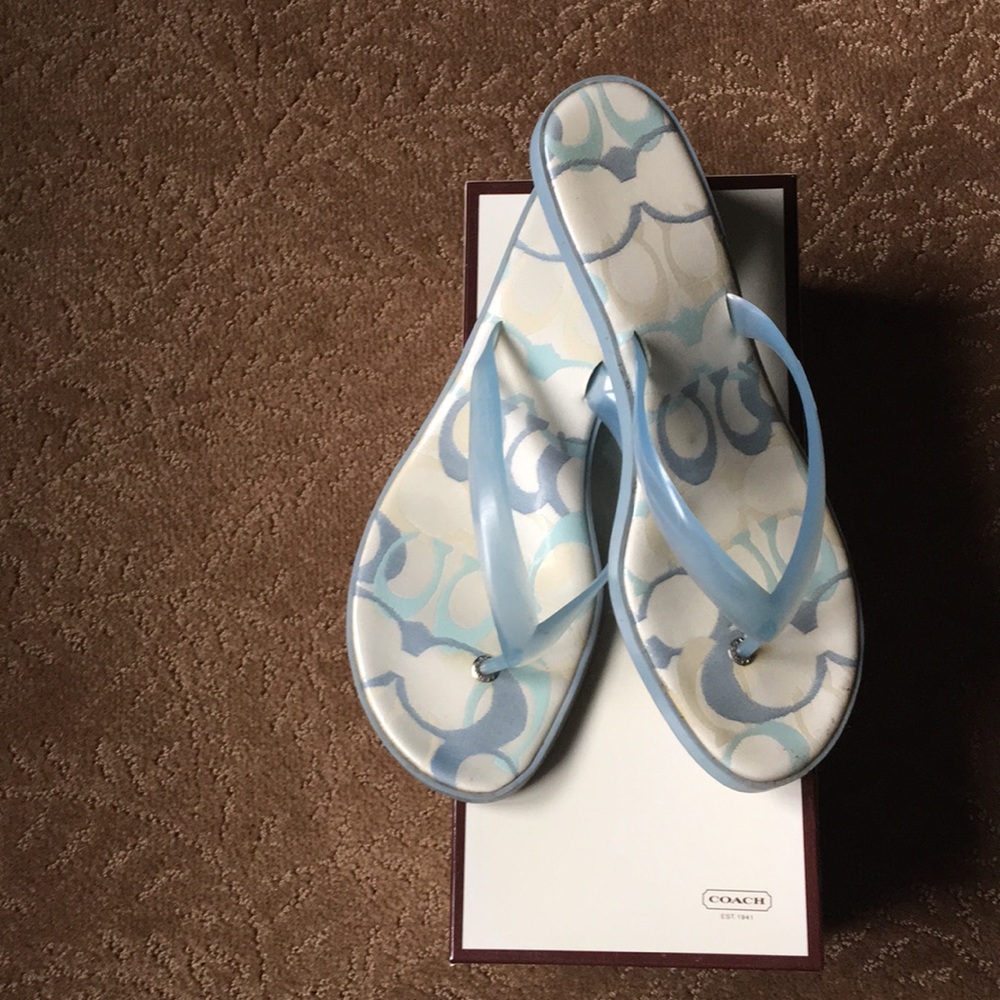 Coach jelly sandals